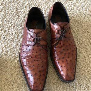 Mezlan Brown Leather Shoes - 10.5